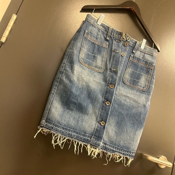 Rag & Bone size 28 Blue Casual Cargo Pencil Skirt - Picture 16 of 16